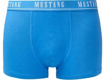 MUSTANG BOKSERKI 3PAK NAVY/MID BLUE/AQUA XXL