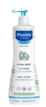 Mustela Hydra Bebe, Mleczko do ciała, 750ml