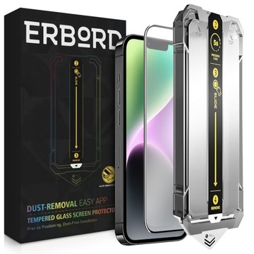 2 закаленных стекла для iPhone 13/13 Pro, полноэкранные, с монтажной рамкой