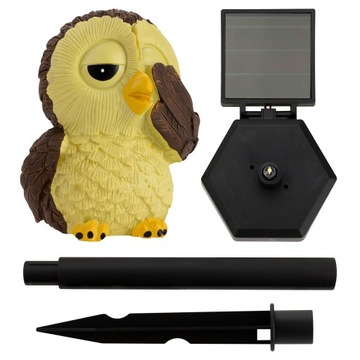 СОЛНЕЧНАЯ СВЕТОДИОДНАЯ САДОВАЯ ЛАМПА, СОВА