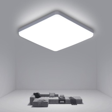 Потолочная лампа для ванной комнаты светодиодные белые современные 6500K IP44 36W