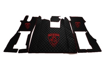 DYWANIKI PIKOWANE POKROWCE SCANIA R od 2017 + LOGO