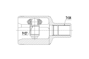 KLOUB VNITŘNÍ LEVÝ MERCEDES C W204 2008-