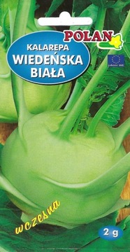 Kalarepa WIEDEŃSKA BIAŁA wczesna 2g