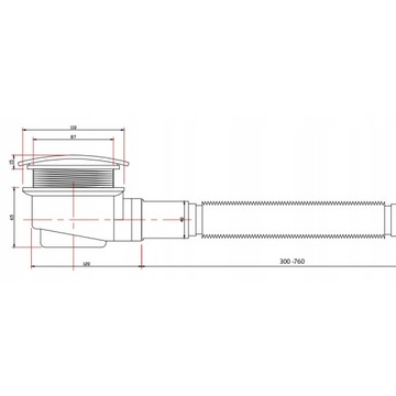 ПРЯМОУГОЛЬНЫЙ ДУШЕВОЙ ПОДДОН SLIM ST06C ЧЕРНЫЙ 120x100 CM