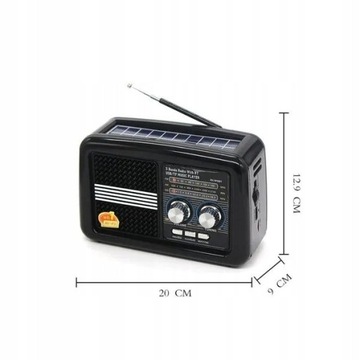 Golon RX-BT978S AM, FM, SW-радио с питанием от сети, черный