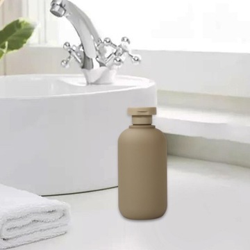 Pojemniki do przechowywania kosmetyków do makijażu, puste, szare, 300 ml