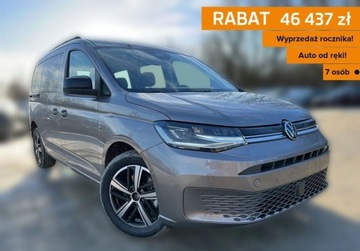 Volkswagen Caddy V 2025 Volkswagen Caddy Maxi LIFE7 os., AUTOMAT DSG, 1.5 TSI 116 KM 1.5 Benzyna