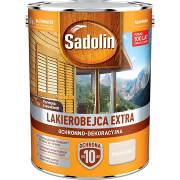 SADOLIN EXTRA Lakierobejca 5L Biały kremowy