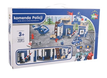 Zestaw Klocków Komenda Policji MILE 203 elementów