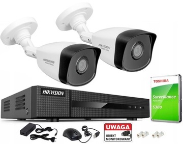 HIVKISION Monitoring domu FHD zewnętrzny IP PoE