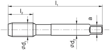 Ручной кран М6 DIN-352 HSS FANAR A1-230001-0060