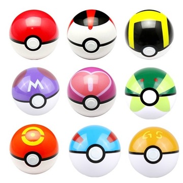FIGURKA POKEMON POKEBALL ZABAWKA + FIGURKA PIKACHU