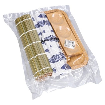 Сервировочный набор и коврик для приготовления суши + палочки для еды + миска 11 шт.