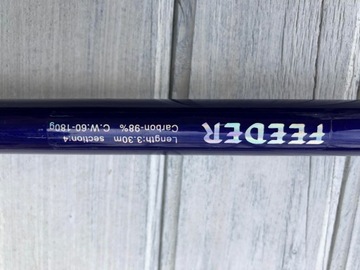 Комплект Feder Carbon 3,3 м + катушка + плетеная леска