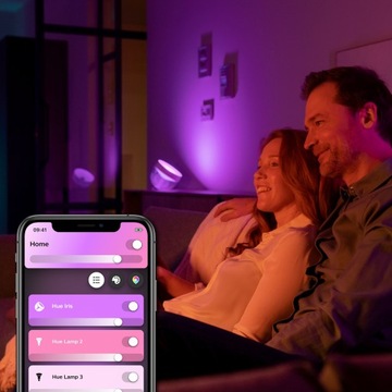 Лампа PHILIPS HUE White and Color Iris, золотой