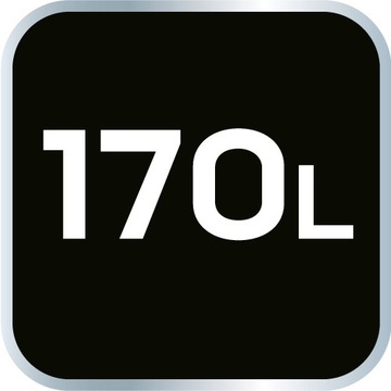 Садовая сумка 170л, с длинными ручками, складная, 180 г/м2.