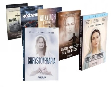 PAKIET 6 KSIĄŻEK ks. Dominik Chmielewski CHRYSTOTERAPIA KECHARITOMENE