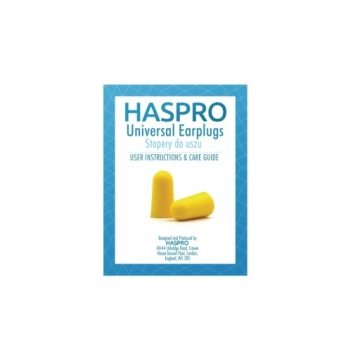 Пробки одноразовые Haspro Multi10, желтые, 10 пар.