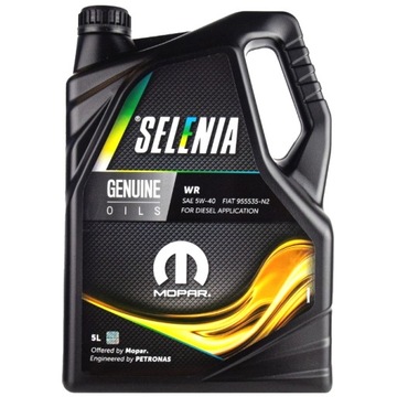 SELENIA OLEJ SILNIKOWY WR 5W40 5L FIAT 9.55535-N2 PETRONAS