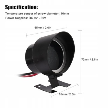 Датчик индикатора температуры воды