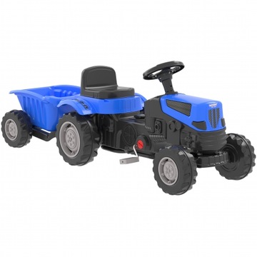 WOOPIE GO TRACK MAXI PLUS Z PRZYCZEPĄ NA PEDAŁY CICHE KOŁA REGULOWANY 3+
