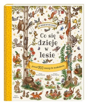 Książka obrazkowa Co się dzieje w lesie