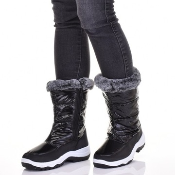 ВЫСОКИЕ ОЧЕНЬ ТЕПЛЫЕ СНЕЖНЫЕ БОТИНКИ ЖЕНСКАЯ ЗИМНЯЯ ОБУВЬ С КАЧЕСТВЕННЫМ МЕХОМ
