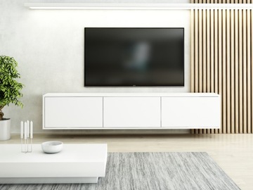 ВЫСОКИЙ ПОДВЕСНОЙ ШКАФ ПОД ТЕЛЕВИЗОР 200, СОВРЕМЕННЫЙ КАШМИР