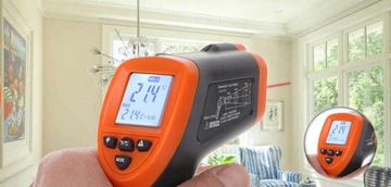 ПИРОМЕТР ЛАЗЕРНЫЙ ТЕРМОМЕТР БЕСКОНТАКТНЫЙ ИЗМЕРИТЕЛЬ ТЕМПЕРАТУРЫ -50 +550 градусов С