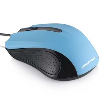 MYSZKA OPTYCZNA PRZEWODOWA USB MODECOM MC-M9 SENSOR OPTYCZNY NIEBIESKA