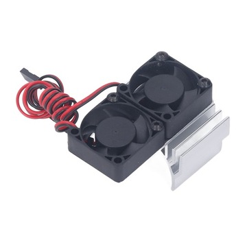 WENTYLATOR CHŁODNICY DLA SAMOCHODU TRAXXAS SLASH 1/10 RC DC 5V RC