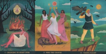 Inspirational Wicca Oracle, instr.PL