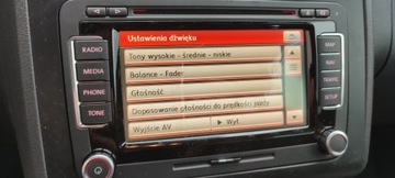 Радионавигация оригинал Vw Rns 510 Passat Tiguan Golf Touran Ideal 1T0035680B
