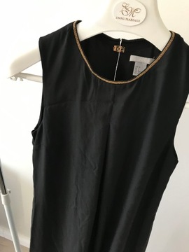 Sukienka mała czarna midi 36 S