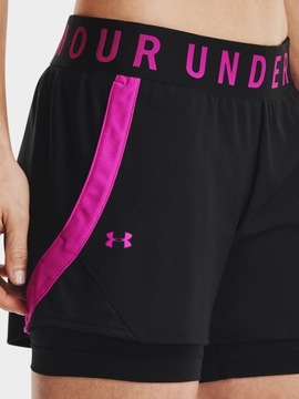 KRÓTKIE SPODENKI DAMSKIE UNDER ARMOUR SPORTOWE SZORTY TERMOAKTYWNE 1351981