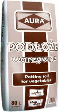Podłoże warzywne Aura 80l Hollas Ziemia