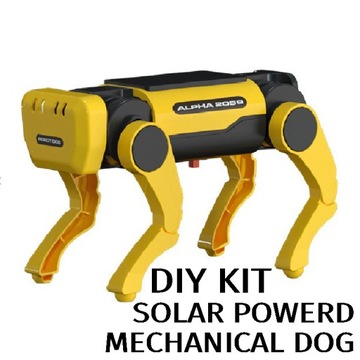 DIY Solar-Powered Mechanical Dog Kit dla dzieci Edukacyjny zestaw zabawek DIY