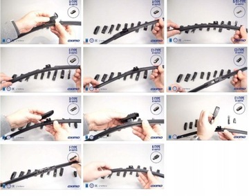 WYCIERACZKI OXIMO 650mm+400mm 65cm+40cm KOMPLET + ZAPACH GRATIS