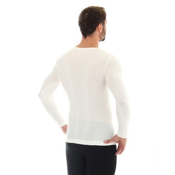 Wełniana koszulka męska BRUBECK COMFORT WOOL XXL