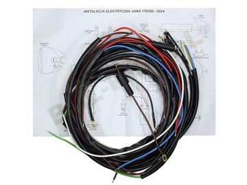 ЭЛЕКТРОМОНТАЖ JAWA 250 БЕЗ АМПЕРМЕТРА