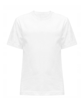 Koszulka dziecięca T-shirt biały na w-f 122 JHK