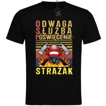 Koszulka Strażak OSP Prezent STRAŻ POŻARNA L