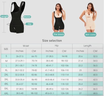 BODY Wyszczuplające Modeluje Talię Pośladki 15 XL