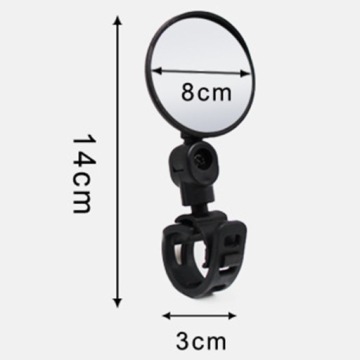 ЗЕРКАЛА РУЛЯ МОТОЦИКЛА КВАДРОЦИКЛА ВЫПУКЛЫЕ КРУГЛЫЕ РЕГУЛИРУЕМЫЕ ПОВОРОТНЫЕ
