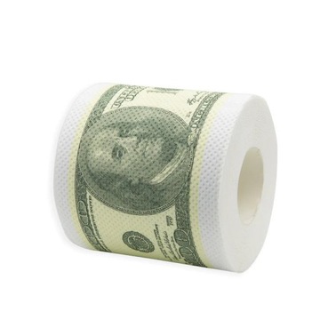 Papier Toaletowy 100 DOLARÓW USD Pieniądze Śmieszny Prezent gadżet Kasa
