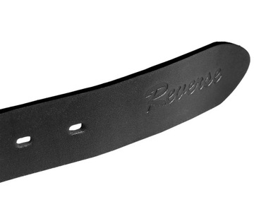 РЕМЕНЬ МУЖСКОЙ КОЖАНЫЙ ДЛЯ БРЮК ОБРАТНЫЙ АВТОМАТИЧЕСКИЙ ЧЕРНЫЙ НАТУРАЛЬНАЯ КОЖА 115