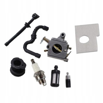 Карбюратор с топливопроводом и свечой зажигания