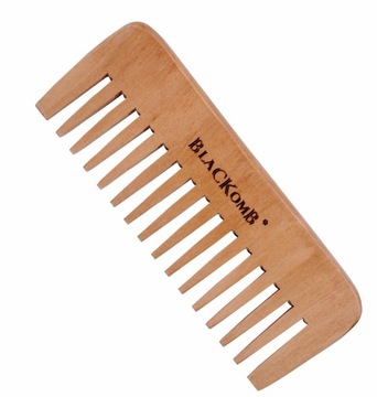 SZEROKI Drewniany Grzebień Do Włosów KRĘCONYCH GĘSTYCH AFRO