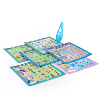 Обучающие вопросы, задачи, карточки, ручка Dumel